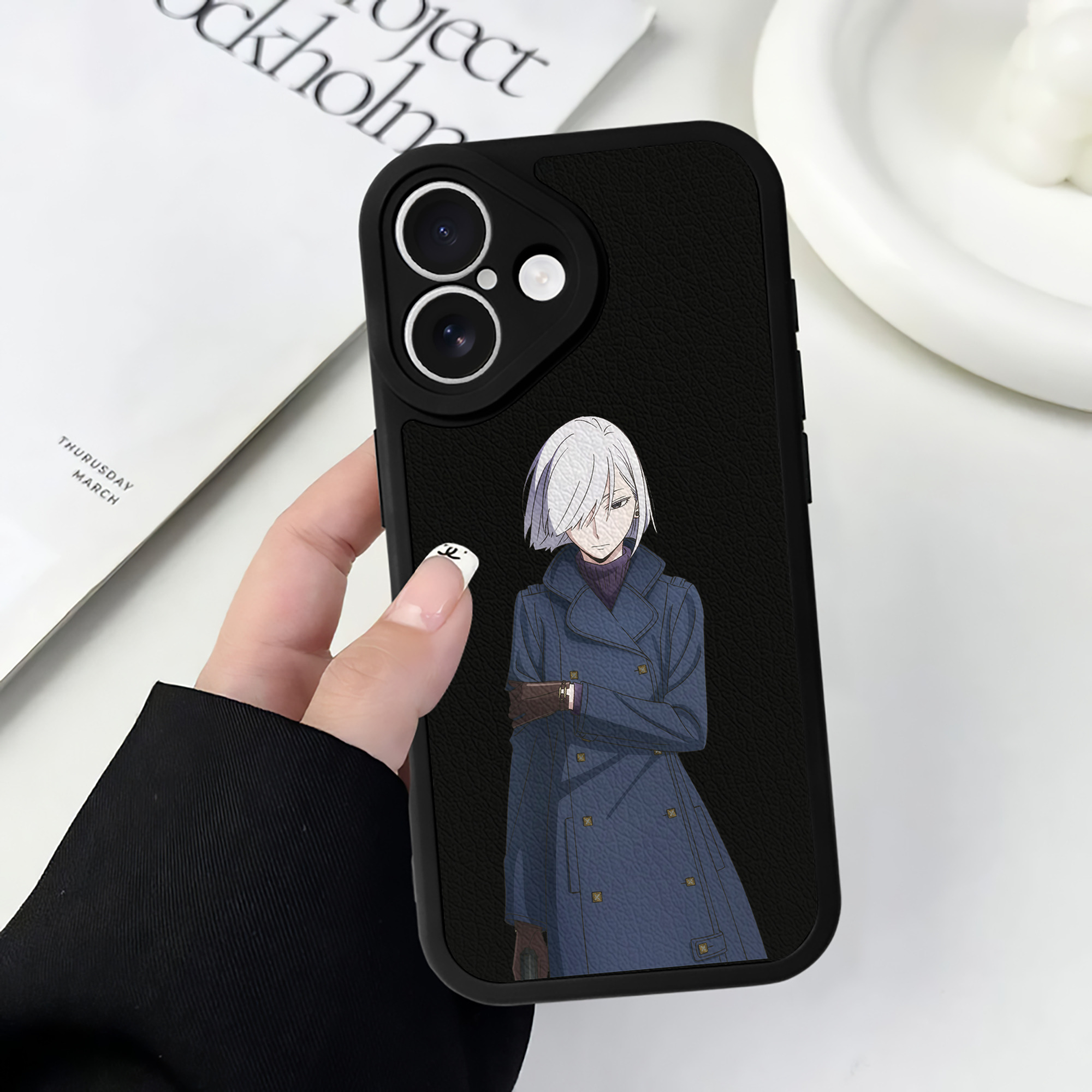 （画像用） SPY×FAMILY间谍家家酒 【iPhone 16シリーズ対応】シリコンスマホケース（レザー調） 材質：シリコン